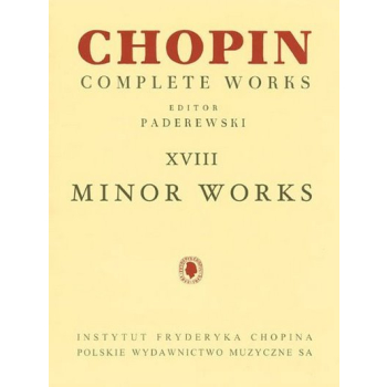Zbiór kompozycji F. Chopina Minor Works I. Paderewski PWM
